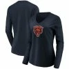 Fanatics Branded Women's Navy Chicago Bears Primary Logo Long Sleeve V-Neck T-Shirt 1 Fanatics Branded Women's Navy Chicago Bears Primary Logo Long Sleeve V-Neck T-Shirt -Fanatics DSCO1135753392 1320