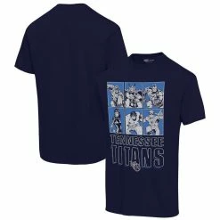 Junk Food Unisex Navy Tennessee Titans Disney Marvel Avengers Line-Up T-Shirt