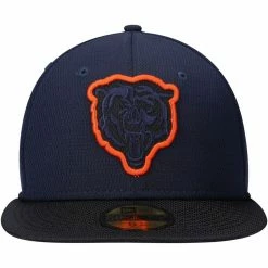 New Era Men's Navy/Black Chicago Bears 2021 NFL Sideline Road 59FIFTY Fitted Hat 8 New Era Men's Navy/Black Chicago Bears 2021 NFL Sideline Road 59FIFTY Fitted Hat -Fanatics DSCO1136449446 ECL7 ALT2