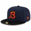 New Era Men's Navy/Black Chicago Bears 2021 NFL Sideline Road 59FIFTY Fitted Hat 1 New Era Men's Navy/Black Chicago Bears 2021 NFL Sideline Road 59FIFTY Fitted Hat -Fanatics DSCO1136747725 ECL7