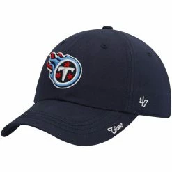 '47 Women's Navy Tennessee Titans Miata Clean Up Primary Adjustable Hat