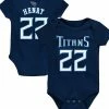 Outerstuff Infant Derrick Henry Navy Tennessee Titans Mainliner Player Name & Number Bodysuit -Fanatics DSCO1136749157 1320