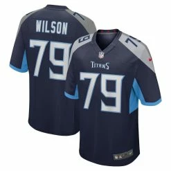 Nike Men's Isaiah Wilson Navy Tennessee Titans Game Jersey
