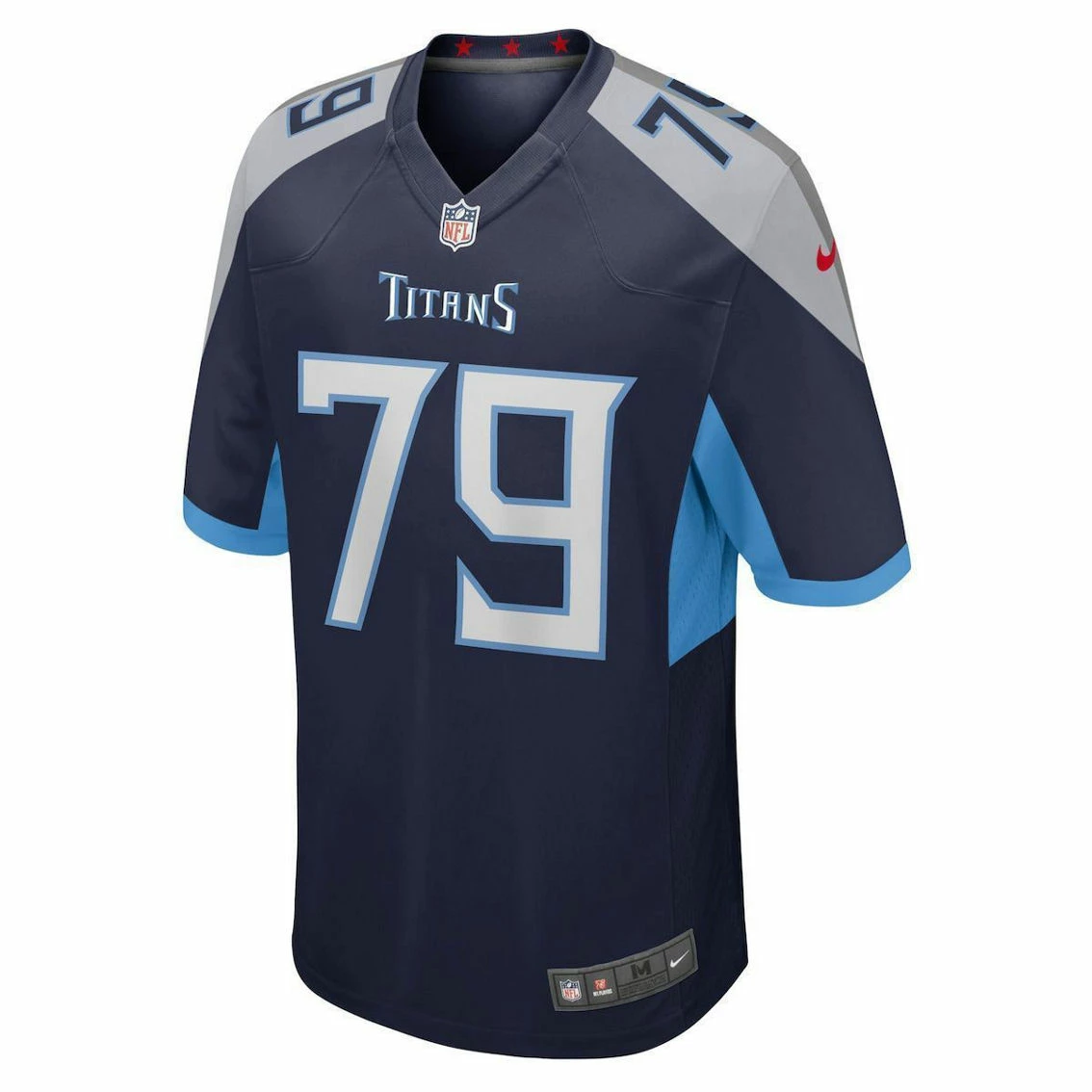 Nike Men's Isaiah Wilson Navy Tennessee Titans Game Jersey 5 Nike Men's Isaiah Wilson Navy Tennessee Titans Game Jersey - Image 3