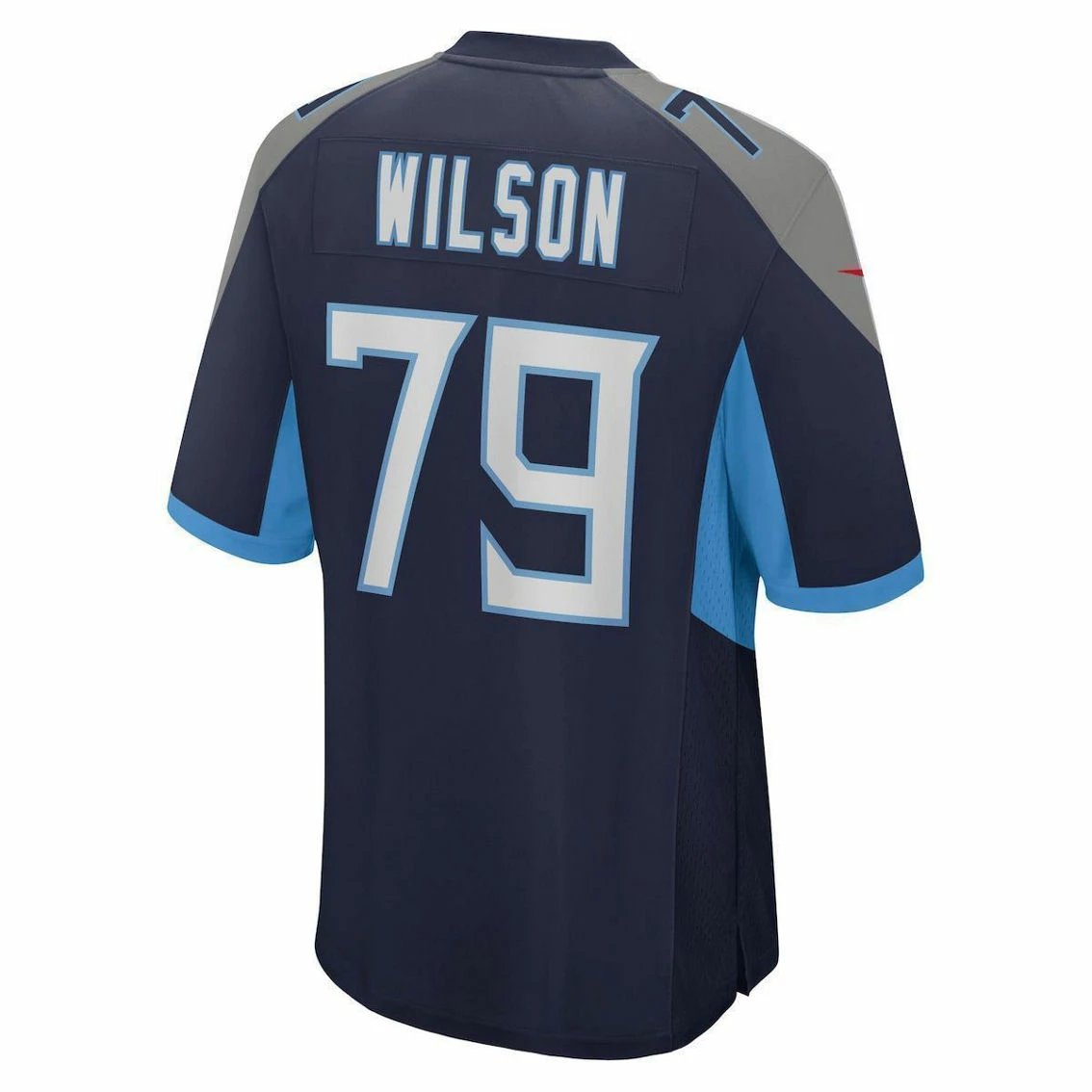 Nike Men's Isaiah Wilson Navy Tennessee Titans Game Jersey 6 Nike Men's Isaiah Wilson Navy Tennessee Titans Game Jersey - Image 4