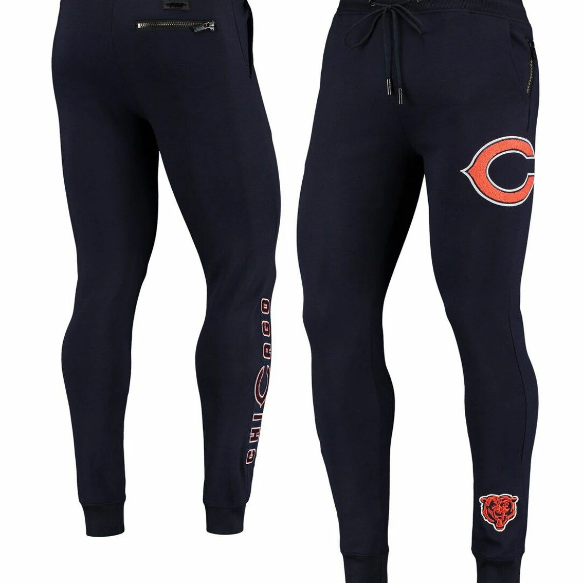 Pro Standard Men's Navy Chicago Bears Logo Jogger Pants 3 Pro Standard Men's Navy Chicago Bears Logo Jogger Pants