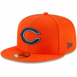 New Era Men's Orange Chicago Bears Omaha 59FIFTY Hat