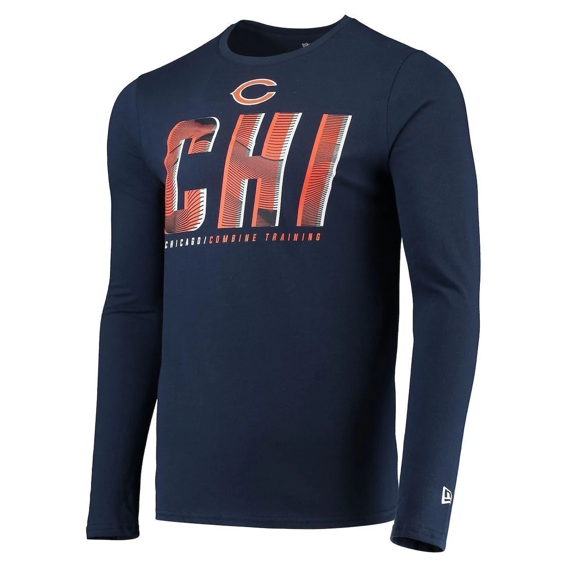New Era Men's Navy Chicago Bears Combine Authentic Static Abbreviation Long Sleeve T-Shirt 5 New Era Men's Navy Chicago Bears Combine Authentic Static Abbreviation Long Sleeve T-Shirt - Image 3