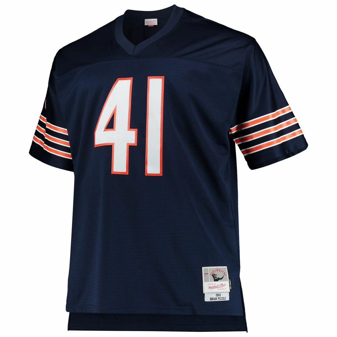 Mitchell & Ness Men's Brian Piccolo Navy Chicago Bears Big & Tall 1969 Retired Player Replica Jersey 5 Mitchell & Ness Men's Brian Piccolo Navy Chicago Bears Big & Tall 1969 Retired Player Replica Jersey - Image 3