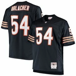 Mitchell & Ness Men's Brian Urlacher Navy Chicago Bears Big & Tall 2001 Retired Player Replica Jersey -Fanatics DSCO1136750967 1320 ALT1