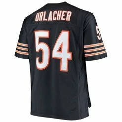 Mitchell & Ness Men's Brian Urlacher Navy Chicago Bears Big & Tall 2001 Retired Player Replica Jersey -Fanatics DSCO1136750967 1320 ALT3