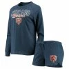 Concepts Sport Women's Navy Chicago Bears Meter Knit Long Sleeve Raglan Top & Shorts Sleep Set 2 Concepts Sport Women's Navy Chicago Bears Meter Knit Long Sleeve Raglan Top & Shorts Sleep Set -Fanatics DSCO1136750976 SXT5