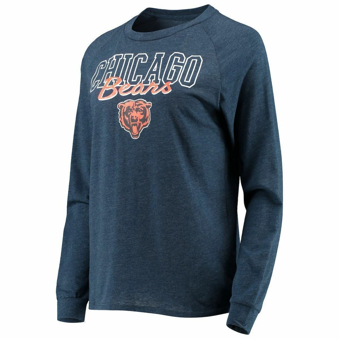 Concepts Sport Women's Navy Chicago Bears Meter Knit Long Sleeve Raglan Top & Shorts Sleep Set 5 Concepts Sport Women's Navy Chicago Bears Meter Knit Long Sleeve Raglan Top & Shorts Sleep Set - Image 3