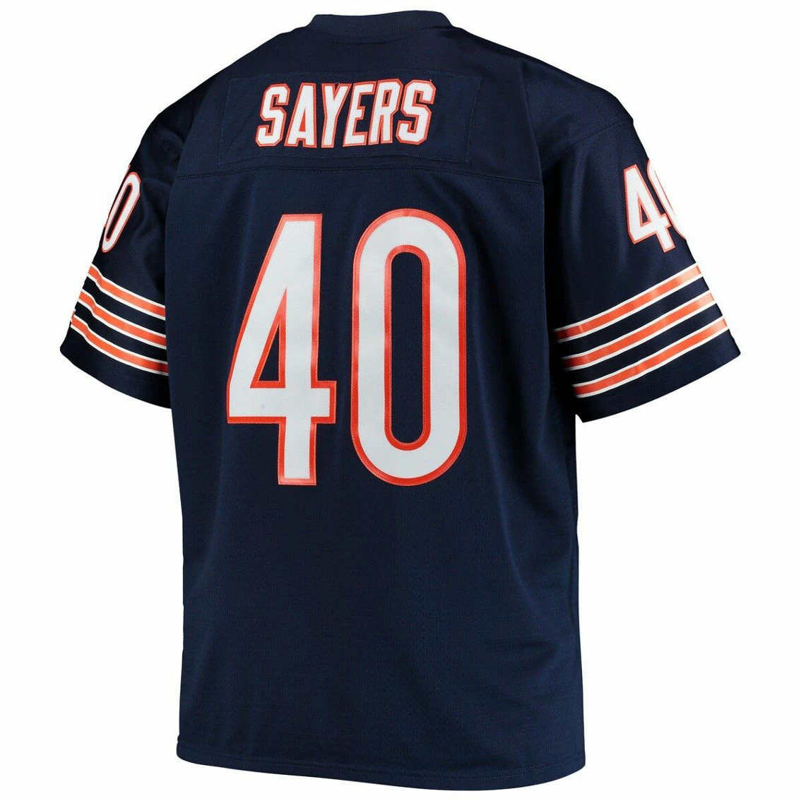 Mitchell & Ness Men's Gale Sayers Navy Chicago Bears Big & Tall 1969 Retired Player Replica Jersey 6 Mitchell & Ness Men's Gale Sayers Navy Chicago Bears Big & Tall 1969 Retired Player Replica Jersey - Image 4