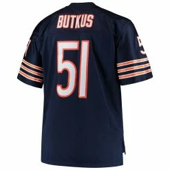 Mitchell & Ness Men's Dick Butkus Navy Chicago Bears Big & Tall 1966 Retired Player Replica Jersey 9 Mitchell & Ness Men's Dick Butkus Navy Chicago Bears Big & Tall 1966 Retired Player Replica Jersey -Fanatics DSCO1136758103 1320 ALT3