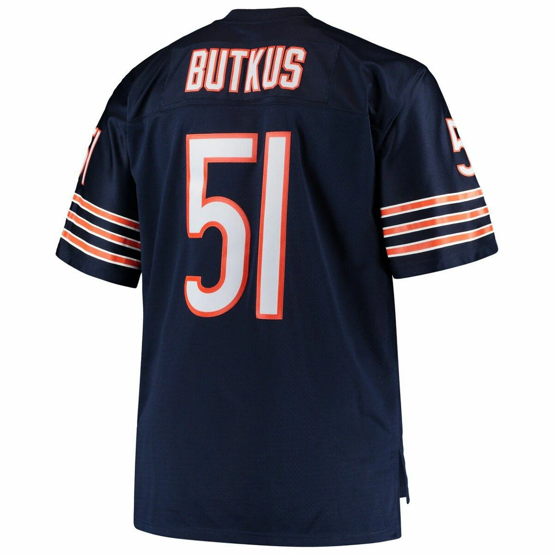 Mitchell & Ness Men's Dick Butkus Navy Chicago Bears Big & Tall 1966 Retired Player Replica Jersey 6 Mitchell & Ness Men's Dick Butkus Navy Chicago Bears Big & Tall 1966 Retired Player Replica Jersey - Image 4