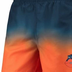 FOCO Men's Navy/Orange Chicago Bears Retro Dip-Dye Swim Shorts -Fanatics DSCO1136758176 ANGEBL ALT2