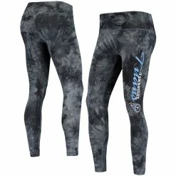 Concepts Sport Women's Black Tennessee Titans Burst Tie-Dye Leggings