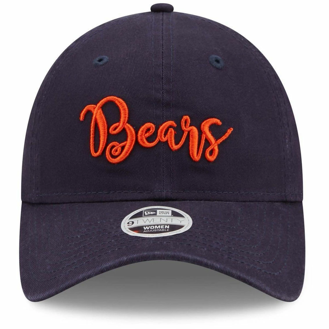 Women's New Era Navy Chicago Bears Script 9TWENTY Adjustable Hat 5 Women's New Era Navy Chicago Bears Script 9TWENTY Adjustable Hat - Image 3