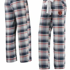 Concepts Sport Women's Navy/Orange Chicago Bears Accolade Flannel Pants