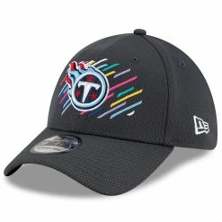 New Era Men's Charcoal Tennessee Titans 2021 NFL Crucial Catch 39THIRTY Flex Hat -Fanatics DSCO1136759978 1904 ALT1