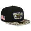 New Era Men's Black/Camo Tennessee Titans 2021 Salute To Service 59FIFTY Fitted Hat 1 New Era Men's Black/Camo Tennessee Titans 2021 Salute To Service 59FIFTY Fitted Hat -Fanatics DSCO1136760118 1007