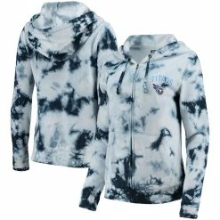New Era Women's Navy Tennessee Titans Tie-Dye Fleece Full-Zip Hoodie 7 New Era Women's Navy Tennessee Titans Tie-Dye Fleece Full-Zip Hoodie -Fanatics DSCO1136760143 1320 ALT1