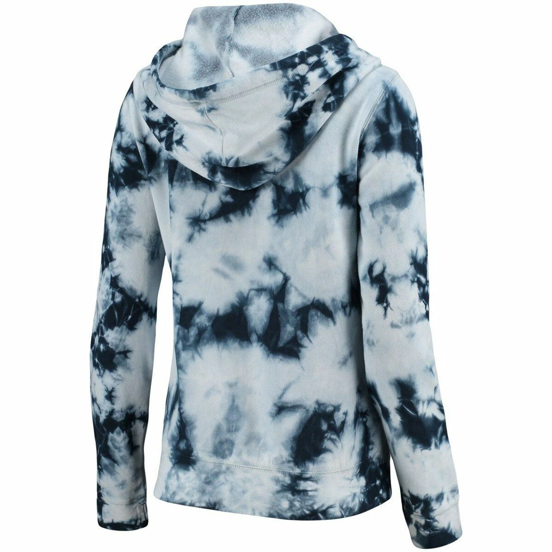 New Era Women's Navy Tennessee Titans Tie-Dye Fleece Full-Zip Hoodie 6 New Era Women's Navy Tennessee Titans Tie-Dye Fleece Full-Zip Hoodie - Image 4