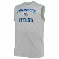 Profile Men's Derrick Henry Heathered Gray Tennessee Titans Big & Tall Player Name & Number Muscle Tank Top -Fanatics DSCO1136760149 1927 ALT2