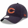 New Era Women's Navy Chicago Bears Core Classic Primary 9TWENTY Adjustable Hat