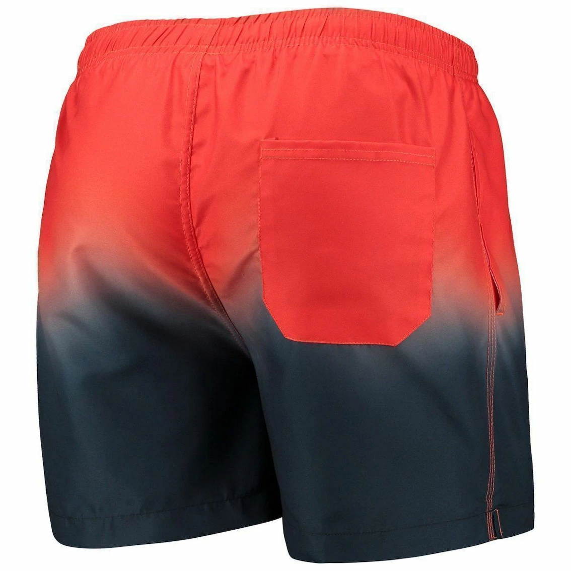 FOCO Men's Orange/Navy Chicago Bears Dip-Dye Swim Shorts 6 FOCO Men's Orange/Navy Chicago Bears Dip-Dye Swim Shorts - Image 4