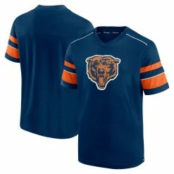 Fanatics Branded Men's Navy Chicago Bears Textured Throwback Hashmark V-Neck T-Shirt 7 Fanatics Branded Men's Navy Chicago Bears Textured Throwback Hashmark V-Neck T-Shirt -Fanatics DSCO1136760532 1320 ALT1