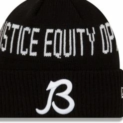 New Era Men's Black Chicago Bears Logo Social Justice Cuffed Knit Hat 6 New Era Men's Black Chicago Bears Logo Social Justice Cuffed Knit Hat -Fanatics DSCO1136760558 1007 ALT1