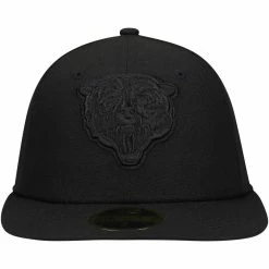 New Era Men's Black Chicago Bears Black On Black Low 59FIFTY II Fitted Hat 8 New Era Men's Black Chicago Bears Black On Black Low 59FIFTY II Fitted Hat -Fanatics DSCO1136761081 1007 ALT2