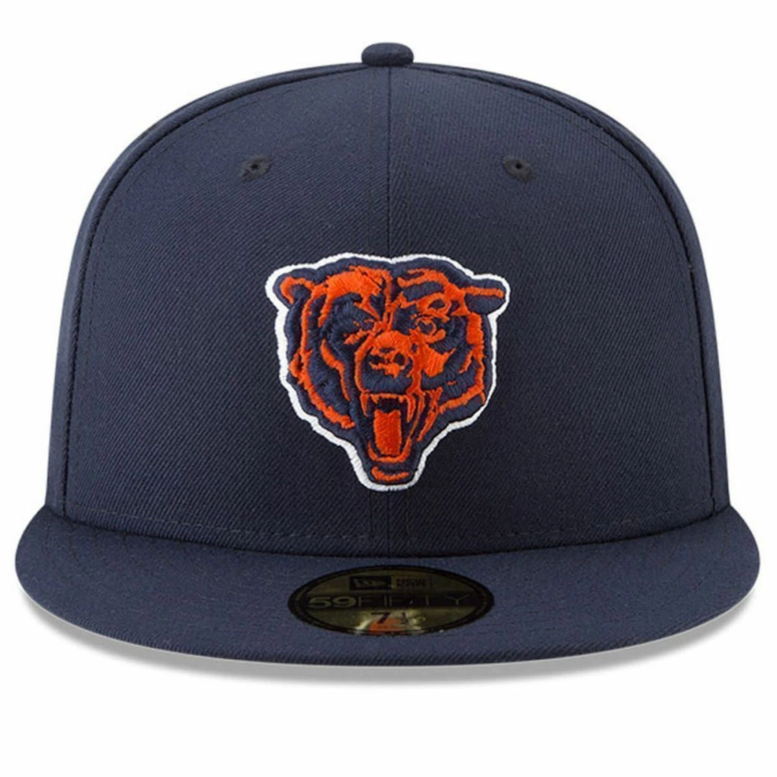 New Era Men's Navy Chicago Bears Omaha Throwback 59FIFTY Fitted Hat 5 New Era Men's Navy Chicago Bears Omaha Throwback 59FIFTY Fitted Hat - Image 3