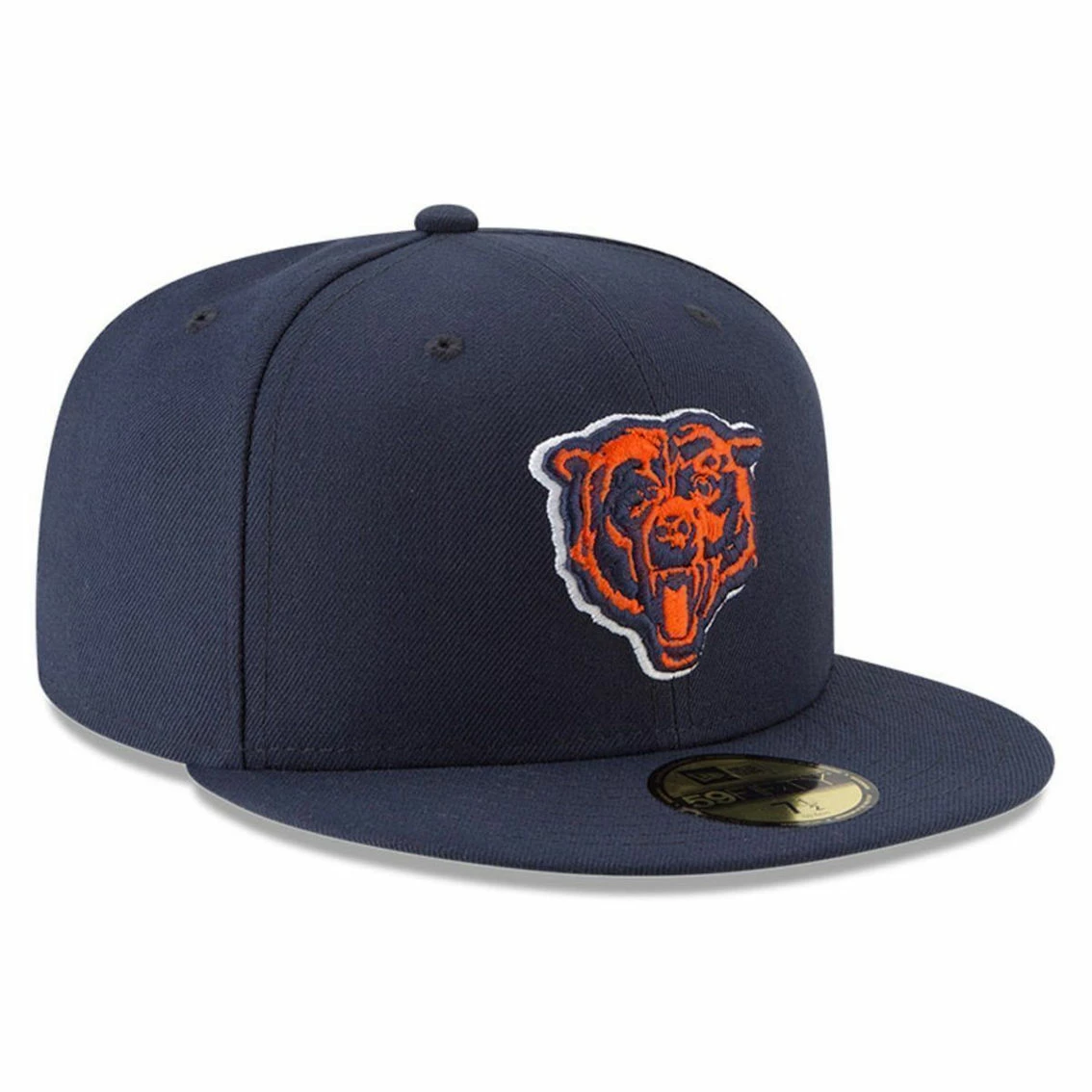 New Era Men's Navy Chicago Bears Omaha Throwback 59FIFTY Fitted Hat 6 New Era Men's Navy Chicago Bears Omaha Throwback 59FIFTY Fitted Hat - Image 4