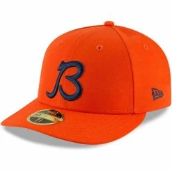 New Era Men's Orange Chicago Bears Alternate Logo Omaha Low 59FIFTY Fitted Hat
