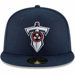 New Era Men's Navy Tennessee Titans Omaha 59FIFTY Hat -Fanatics DSCO1136761761 1320 ALT2