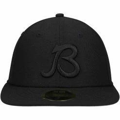 New Era Men's Black Chicago Bears Alternate Logo Black On Black Low 59FIFTY II Fitted Hat 8 New Era Men's Black Chicago Bears Alternate Logo Black On Black Low 59FIFTY II Fitted Hat -Fanatics DSCO1136761814 1007 ALT2