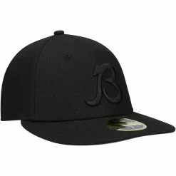 New Era Men's Black Chicago Bears Alternate Logo Black On Black Low 59FIFTY II Fitted Hat 9 New Era Men's Black Chicago Bears Alternate Logo Black On Black Low 59FIFTY II Fitted Hat -Fanatics DSCO1136761814 1007 ALT3