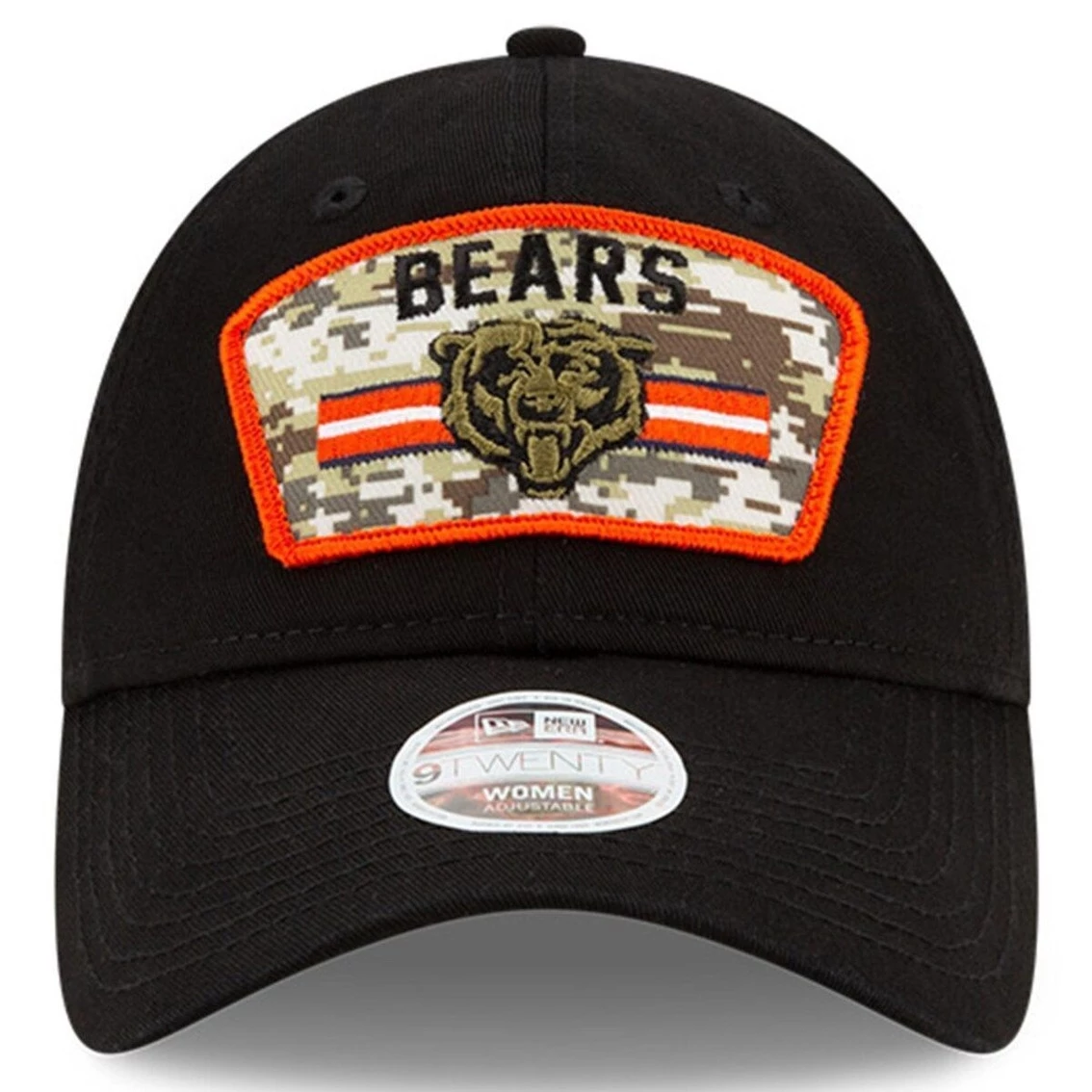 New Era Women's Black Chicago Bears 2021 Salute To Service 9TWENTY Adjustable Hat 5 New Era Women's Black Chicago Bears 2021 Salute To Service 9TWENTY Adjustable Hat - Image 3