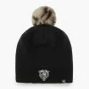 '47 Women's Black Chicago Bears Serengeti Beanie With Pom