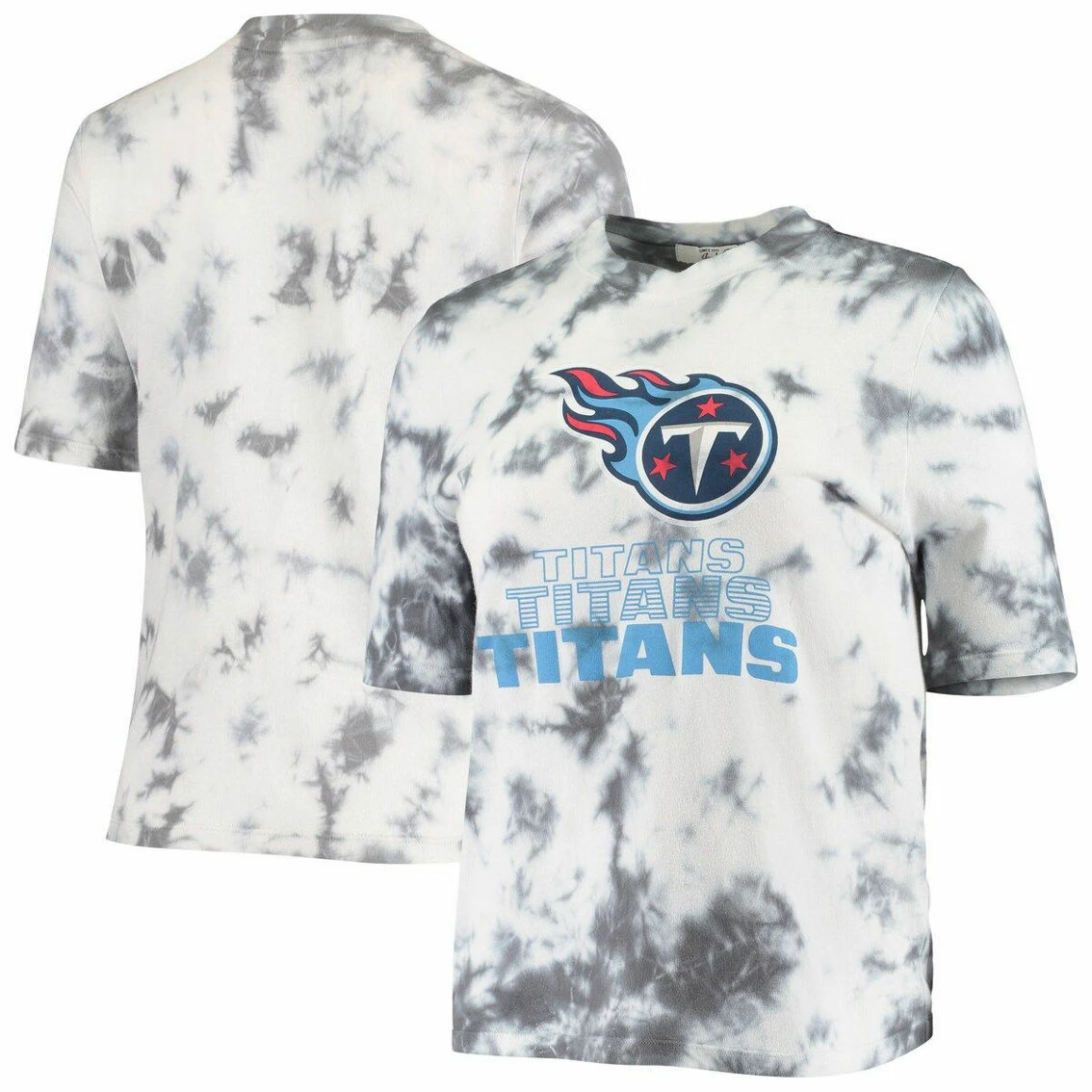 Junk Food Women's Navy Tennessee Titans Team Spirit Tie-Dye T-Shirt 3 Junk Food Women's Navy Tennessee Titans Team Spirit Tie-Dye T-Shirt