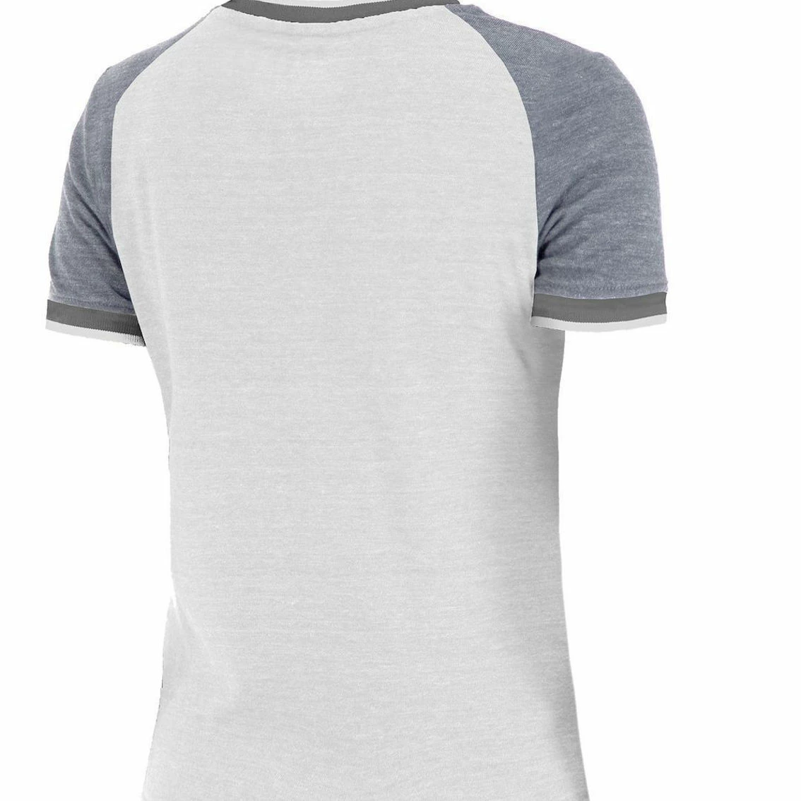 New Era Women's White/Gray Chicago Bears Training Camp Raglan V-Neck T-Shirt 6 New Era Women's White/Gray Chicago Bears Training Camp Raglan V-Neck T-Shirt - Image 4