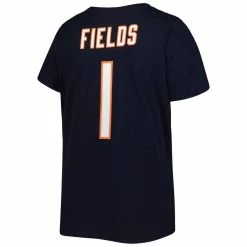 Women's Fanatics Branded Justin Fields Navy Chicago Bears Plus Size Player Name & Number V-Neck T-Shirt 9 Women's Fanatics Branded Justin Fields Navy Chicago Bears Plus Size Player Name & Number V-Neck T-Shirt -Fanatics DSCO1136763438 1320 ALT3