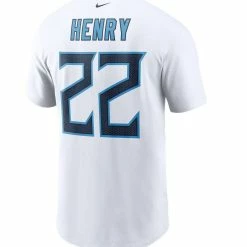 Nike Men's Derrick Henry White Tennessee Titans Name & Number T-Shirt 9 Nike Men's Derrick Henry White Tennessee Titans Name & Number T-Shirt -Fanatics DSCO1136764026 3550 ALT3