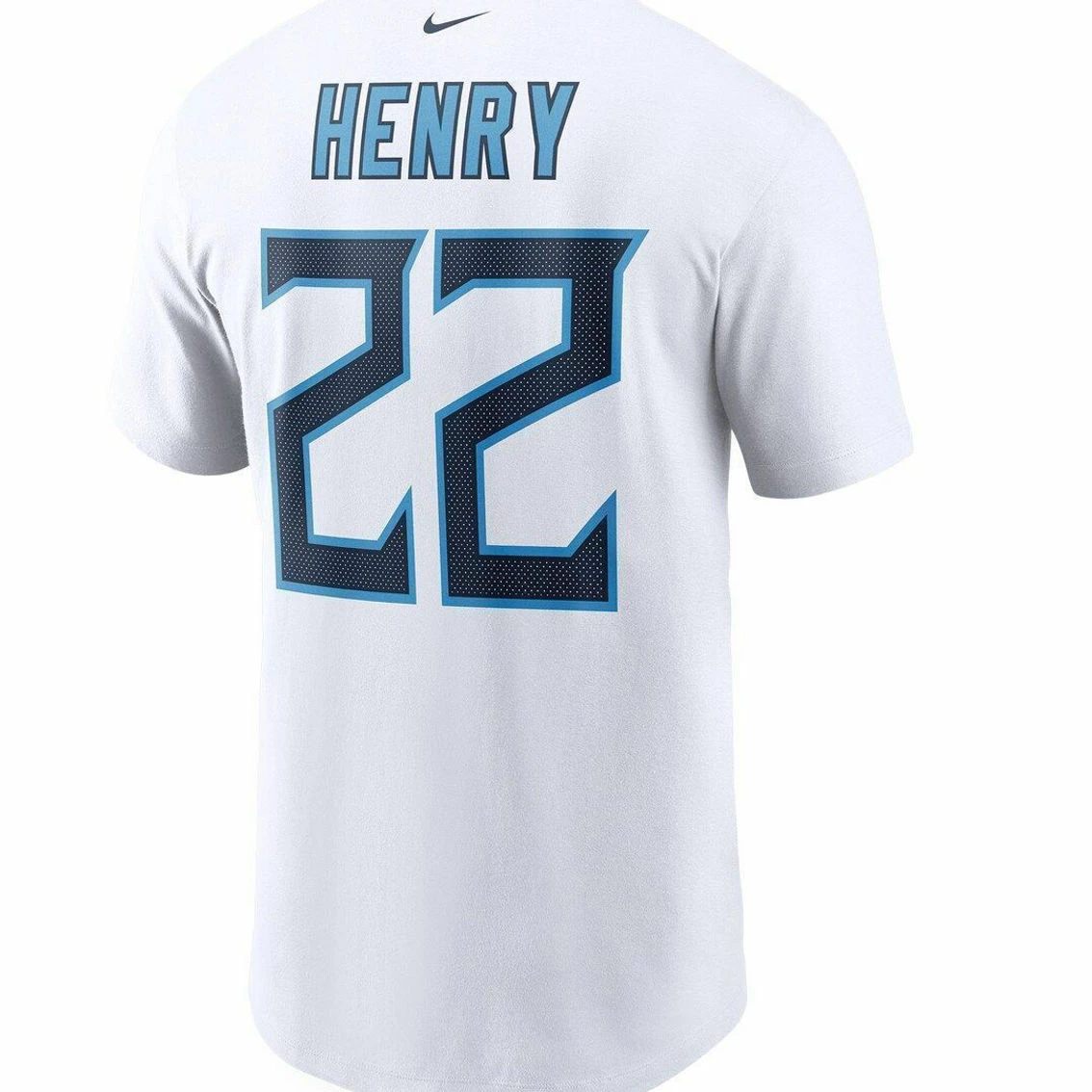 Nike Men's Derrick Henry White Tennessee Titans Name & Number T-Shirt 6 Nike Men's Derrick Henry White Tennessee Titans Name & Number T-Shirt - Image 4