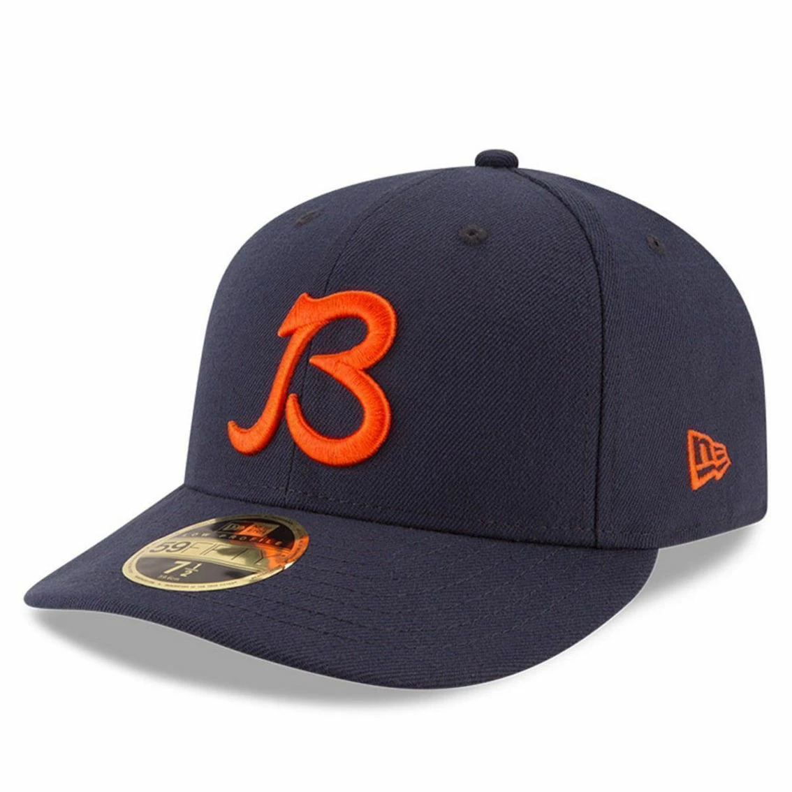 New Era Men's Navy Chicago Bears Omaha Low 59FIFTY Hat - B 4 New Era Men's Navy Chicago Bears Omaha Low 59FIFTY Hat - B - Image 2