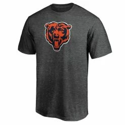 Fanatics Branded Men's Heathered Charcoal Chicago Bears Primary Logo Team T-Shirt -Fanatics DSCO1136764694 4135 ALT2
