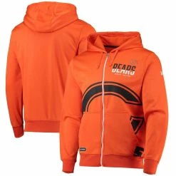 New Era Men's Orange Chicago Bears Drill Combine Authentic Full-Zip Hoodie Jacket -Fanatics DSCO1136765554 2294 ALT1